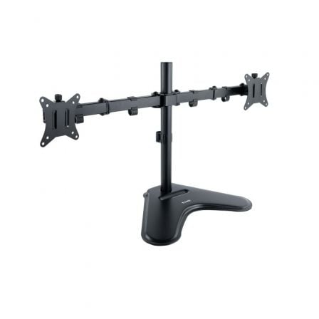 Soporte de Sobremesa para 2 Monitores TooQ DB1702TN-B/ Giratorio/ Inclinable/ hasta 9kg - Frikibase