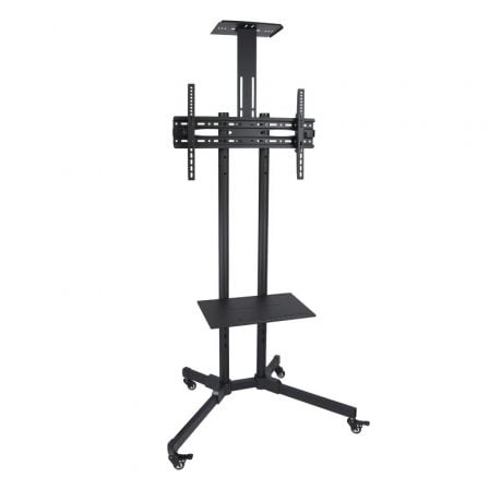 Soporte de Suelo Inclinable/ Ajustable TooQ FS1470M-B para TV de 37-70"/ hasta 50kg - Frikibase