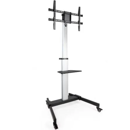 Soporte de Suelo Inclinable/ Ajustable con Ruedas TooQ FS1886M-B para TV de 37-86"/ hasta 50kg - Frikibase
