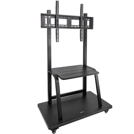 Soporte de Suelo Ajustable con Ruedas TooQ FS20101M-B para TV de 37-100"/ hasta 150kg - Frikibase