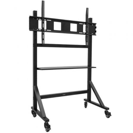 Soporte de Suelo Ajustable con Ruedas TooQ FS20105M-B para TV de 60-105"/ hasta 120kg - Frikibase