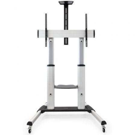 Soporte de Suelo Inclinable/ Ajustable con Ruedas TooQ FS20300M-B para TV de 60-100"/ hasta 100kg - Frikibase