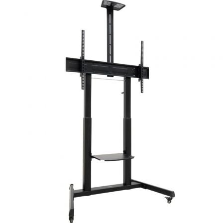 Soporte de Suelo Inclinable con Ruedas TooQ FS20406HM-B para TV de 60-100"/ hasta 120kg - Frikibase