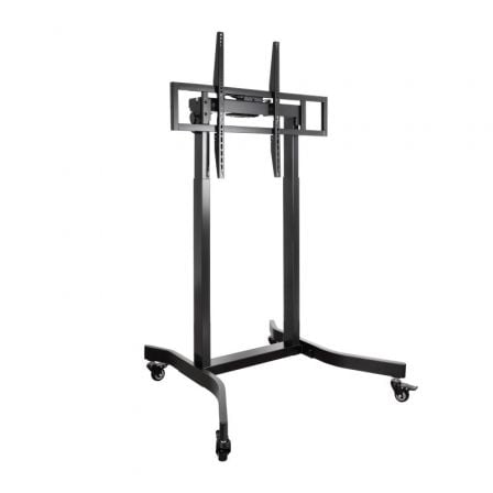 Soporte de Suelo Eléctrico con Ruedas TooQ FSM02-B para TV 55-100"/ hasta 120kg - Frikibase