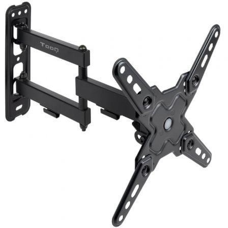 Soporte de Pared Extensible/ Giratorio/ Inclinable TooQ LP1345TN-B para TV de 13-43"/ hasta 20kg - Frikibase