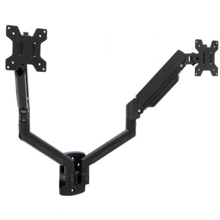 Soporte de Pared para 2 Monitores TooQ LP1434TNR-B/ Giratorio/ Inclinable/ Rotatorio/ hasta 10kg - Frikibase