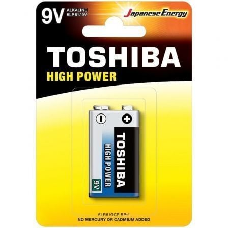 Pila 9V Toshiba 6LR61/ 9V/ Alcalina - Frikibase