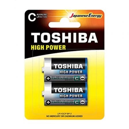 Pack de 2 Pilas C 2 Toshiba LR14/ 1.5V/ Alcalinas - Frikibase