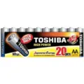 Pack de 20 Pilas AA Toshiba High Power LR6/ 1.5V/ Alcalinas - Frikibase