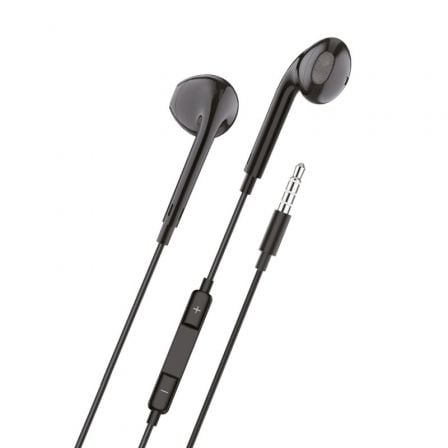 Auriculares Intrauditivos Tech One Tech earTECH TEC1002/ con Micrófono/ Jack 3.5/ Negros - Frikibase