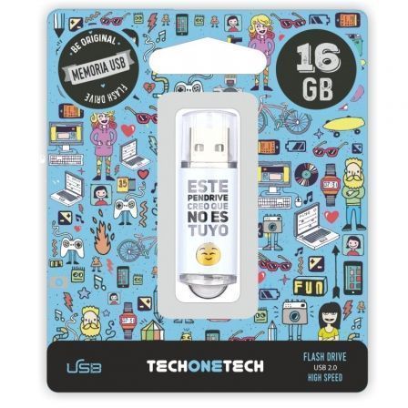Pendrive 16GB Tech One Tech No Es Tuyo USB 2.0 - Frikibase