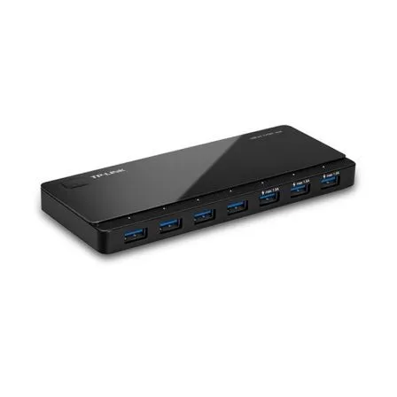 Hub USB 3.0 TP-Link UH700/ 7xUSB/ 1xMicroUSB DC/ Negro - Frikibase