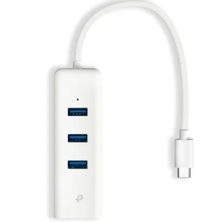 Hub USB Tipo-C 3.0 TP-Link UE330C/ 3xUSB/ 1xRJ45/ Blanco - Frikibase