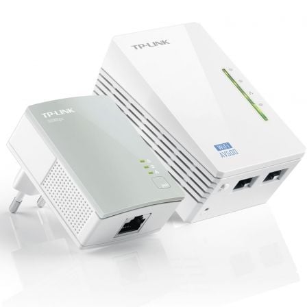 Adaptador Powerline TP-Link WPA4220Kit 500Mbps/ Alcance 300m/ Pack de 2 - Frikibase