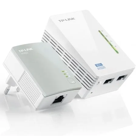 Adaptador Powerline TP-Link WPA4220Kit 500Mbps/ Alcance 300m/ Pack de 2 - Frikibase
