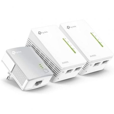 Adaptador Powerline TP-Link WPA4220TKit 500Mbps/ Alcance 300m/ Pack de 3 - Frikibase