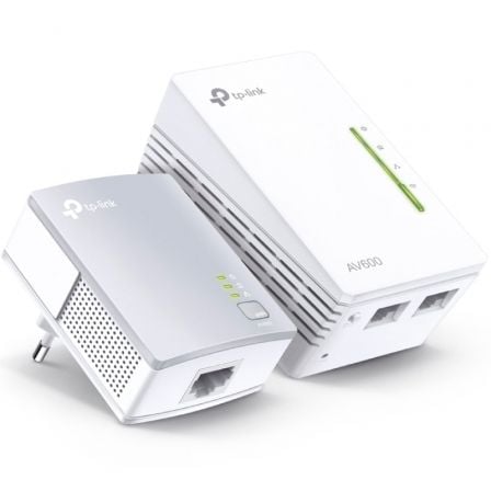Adaptador Powerline TP-Link WPA4221KIT 600Mbps/ Alcance 300m/ Pack de 2 - Frikibase