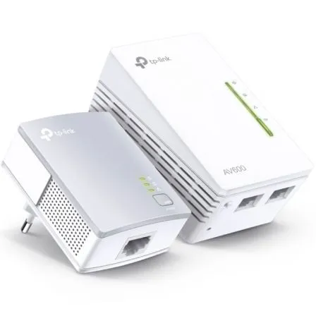 Adaptador Powerline TP-Link WPA4221KIT 600Mbps/ Alcance 300m/ Pack de 2 - Frikibase