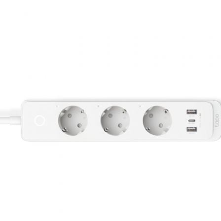 Regleta Inteligente TP-Link Tapo P300/ 3 Tomas de corriente/ 2 USB Tipo-A/ 1 USB Tipo-C/ WiFi/ Blanca - Frikibase