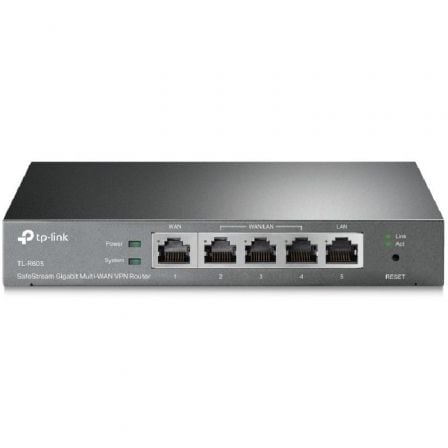 Router VPN SafeStream Gigabit TP-Link Omada TL-R605/ 5 Puertos Multi-WAN - Frikibase