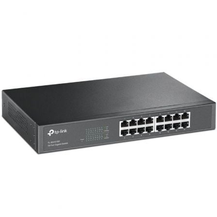 Switch TP-Link TL-SG1016D 16 Puertos/ RJ-45 10/100/1000 - Frikibase