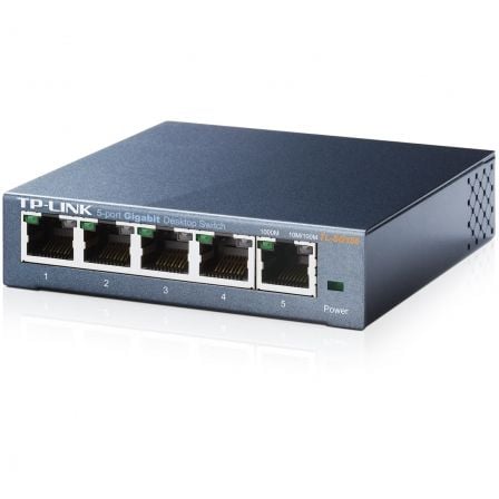 Switch TP-Link TL-SG105 5 Puertos/ RJ-45 10/100/1000 - Frikibase