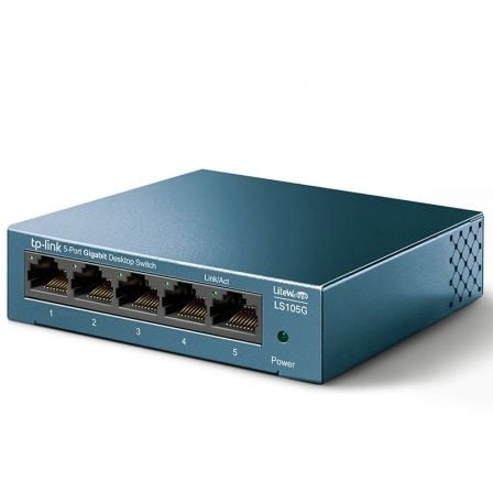 Switch TP-Link LS105G 5 Puertos/ RJ-45 10/100/1000 - Frikibase
