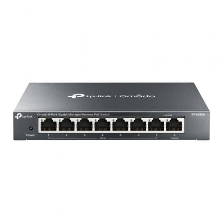Switch TP-Link TL-RP108GE 8 Puertos/ RJ-45 10/100/1000 PoE - Frikibase