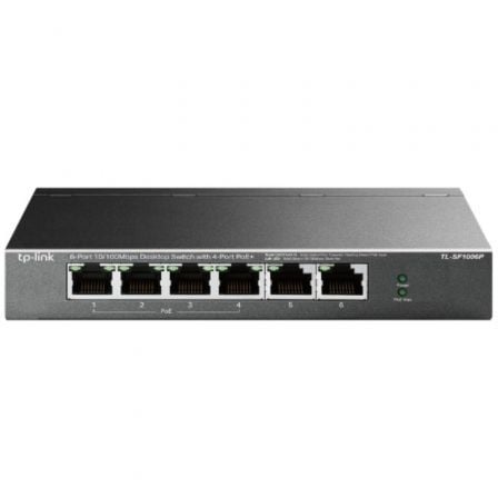 Switch TP-Link TL-SF1006P 6 Puertos/ RJ-45 10/100 PoE - Frikibase