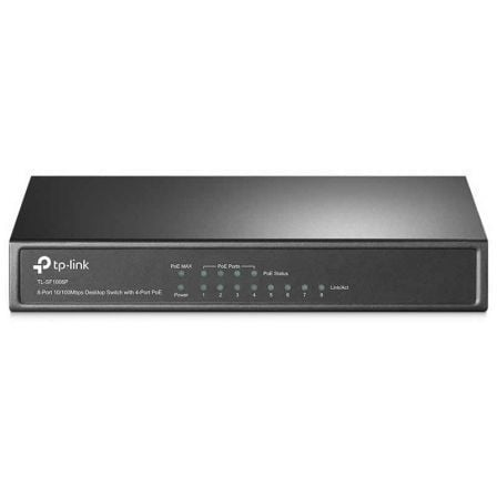 Switch TP-Link SF1008P 8 Puertos/ RJ-45 10/100 PoE - Frikibase