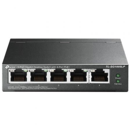 Switch TP-Link TL-SG1005LP 5 Puertos/ RJ-45 10/100/1000/ PoE - Frikibase