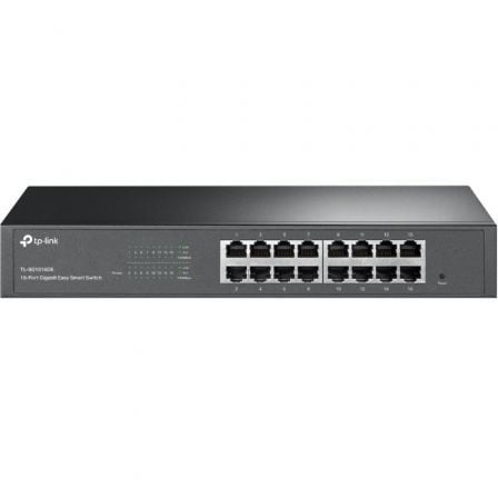 Switch TP-Link TL-SG1016DE/ 16 Puertos/ RJ45 10/100/1000 - Frikibase