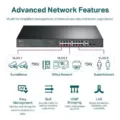 Switch TP-Link Easy Smart TL-SG1218MPE 20 Puertos/ RJ-45 10/100/1000 PoE+/SFP – imagen 4