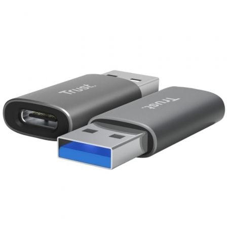 Adaptador USB 3.2 GEN2 Trust Calyx / USB Tipo-C Hembra - USB Macho - Frikibase
