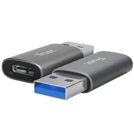 Adaptador USB 3.2 GEN2 Trust Calyx / USB Tipo-C Hembra - USB Macho - Frikibase
