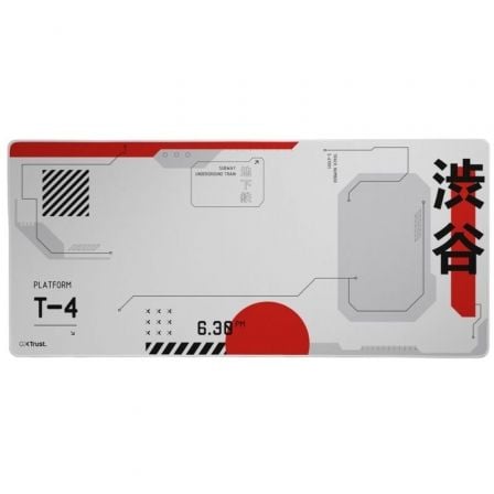 Alfombrilla Trust Gaming GXT 759 XXL/ 900 x 400 x 3mm/ Blanca - Frikibase