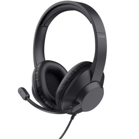 Auriculares Trust Ayda Max USB/ con Micrófono/ USB/ Negros - Frikibase