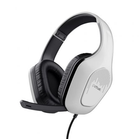 Auriculares Gaming con Micrófono Trust Gaming GXT 415 Zirox/ Jack 3.5/ Blancos - Frikibase