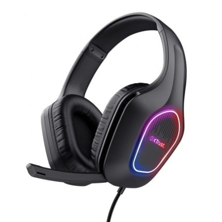 Auriculares Gaming con Micrófono Trust Gaming GXT 416 Zirox/ Jack 3.5/USB Negros - Frikibase