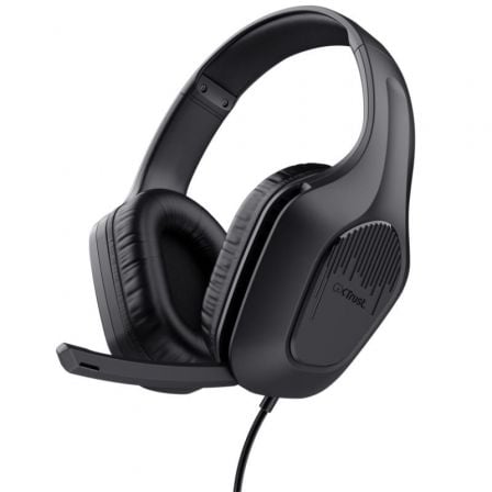 Auriculares Gaming con Micrófono Trust Gaming GXT 417 Zirox/ Jack 3.5/ Negros - Frikibase