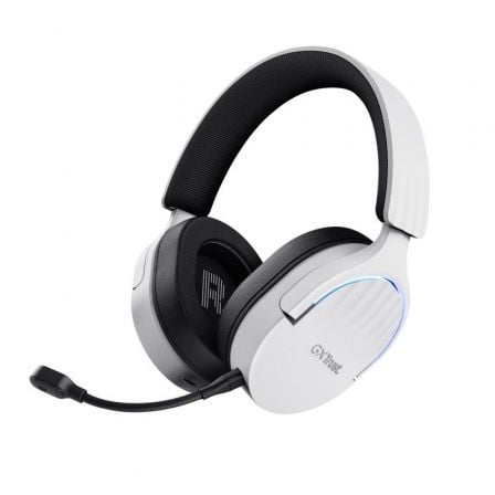Auriculares Gaming Inalámbricos con Micrófono Trust Gaming GXT 491 Fayzo/ Bluetooth/ Jack 3.5/ Blancos - Frikibase