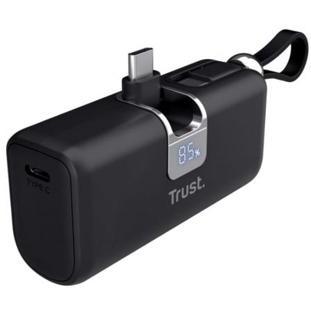 Powerbank 5000mAh Trust Pacto 26104/ 18W/ Negra - Frikibase