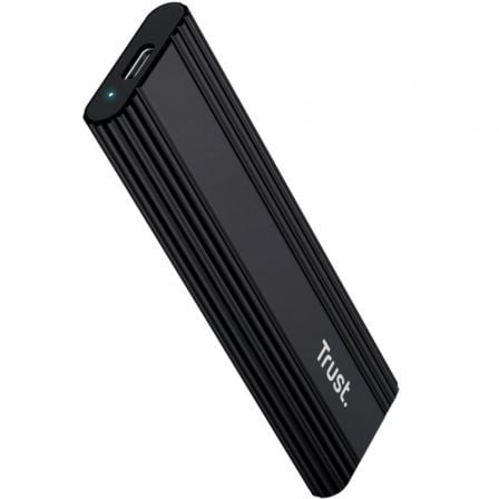 Caja Externa para Disco SSD M.2 Trust 25806/ USB 3.2 Gen2/ Sin tornillos - Frikibase
