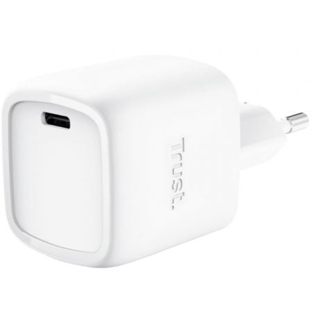 Cargador de Pared GaN Trust Maxo 30W/ 1xUSB Tipo-C/ 30W - Frikibase