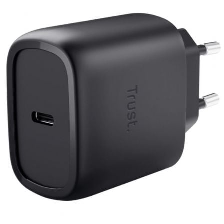 Cargador de Pared GaN Trust Maxo 45W/ 1xUSB Tipo-C/ 45W - Frikibase