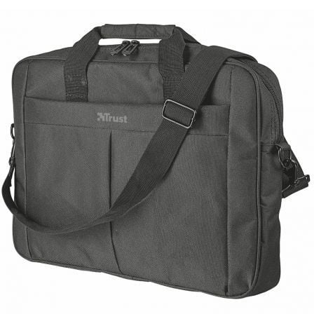 Maletín Trust Primo para Portátiles hasta 16"/ Negro - Frikibase