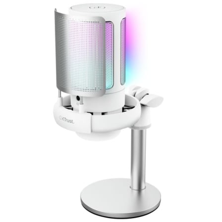 Micrófono Gaming Trust Gaming GXT 238 Auron 26082/ USB/ Blanco - Frikibase