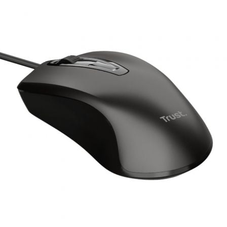 Ratón Trust Basics Wired Mouse/ Hasta 1200 DPI - Frikibase