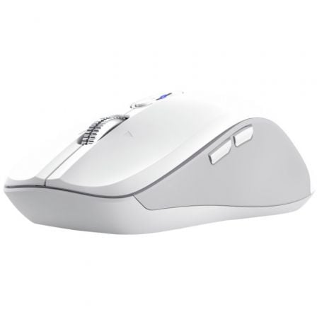 Ratón Ergonómico Inalámbrico Trust Ferro/ Hasta 3200 DPI/ Blanco - Frikibase