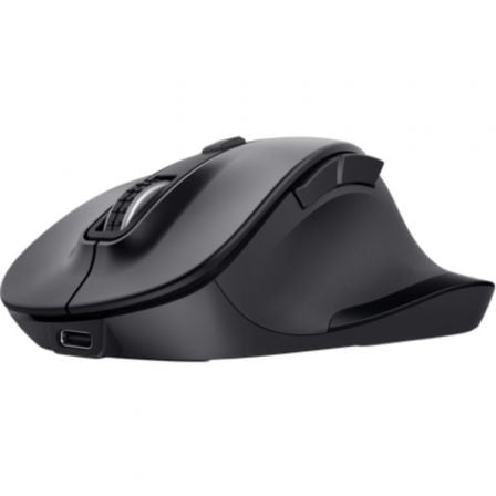 Ratón Ergonómico Inalámbrico Trust Fyda Multidispositivo/ Batería recargable/ Hasta 2400 DPI - Frikibase
